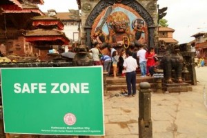 AS_MHA_Safe_Zone_Durbar_Square_ Kathmandu_Neue_Energie_fuer_Nepal_Go_Green_2015